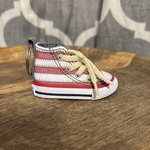 Converse Striped Sneaker Keychain